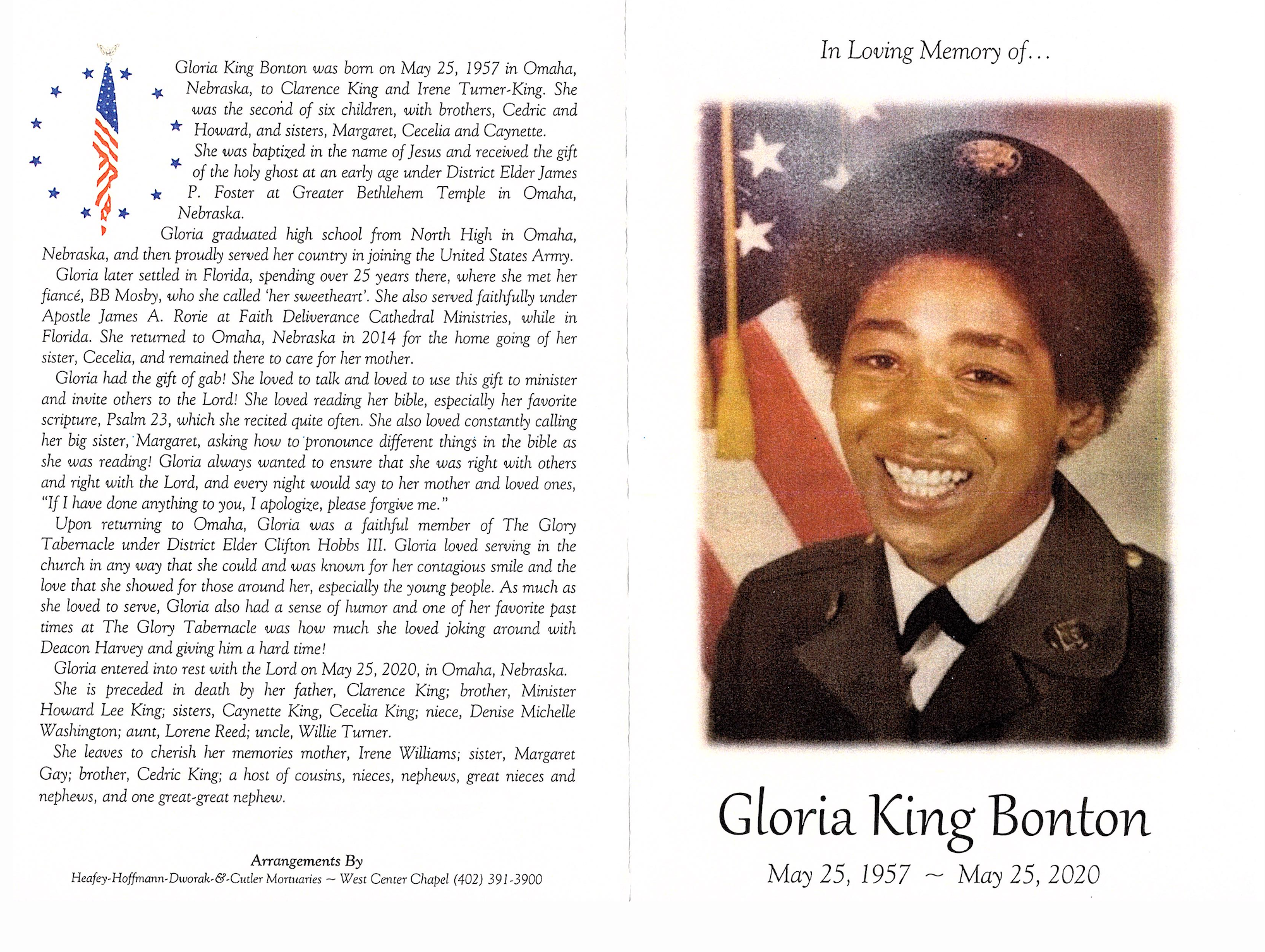 Gloria King Bonton -Shared by Toni Demetria S. 