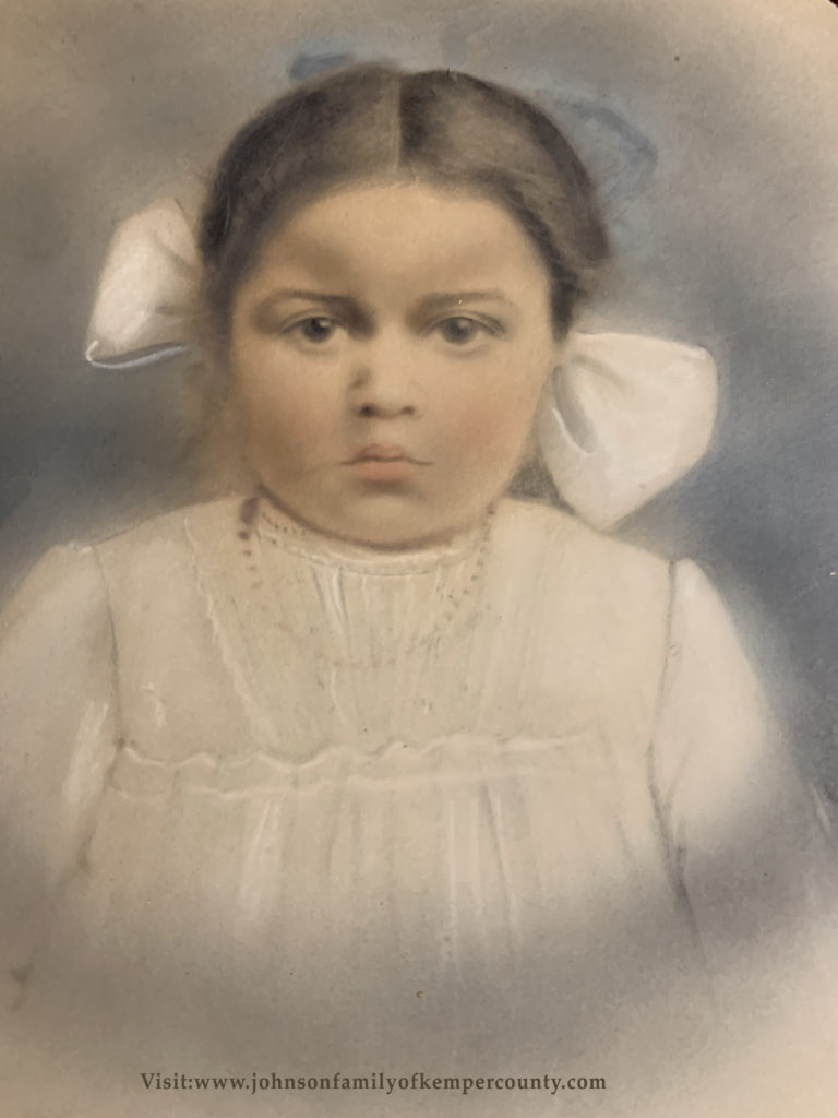 17. Unknown Toddler - Crayon Portrait