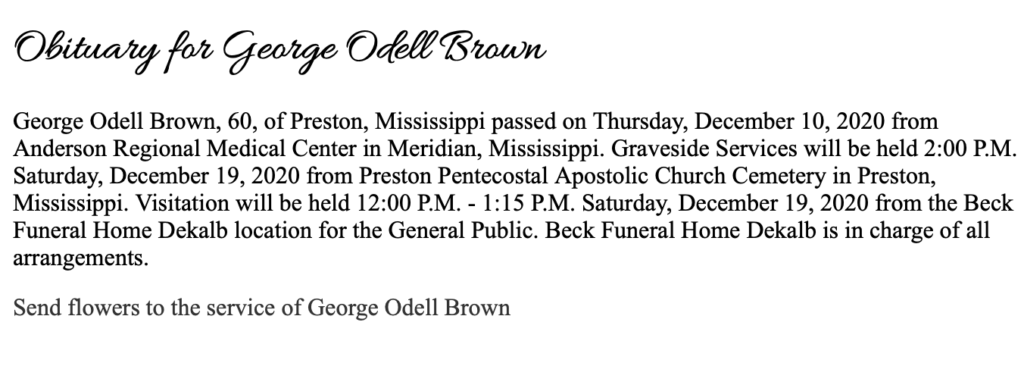 George Odell Brown