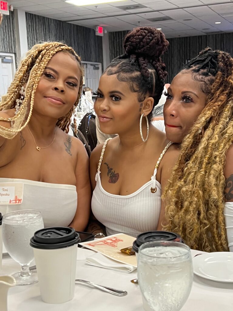 Beautiful ladies,Toni, Nia, Tara -Shared by Katie