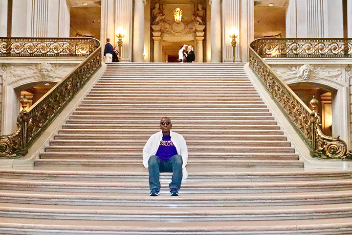 Kevin at City Hall