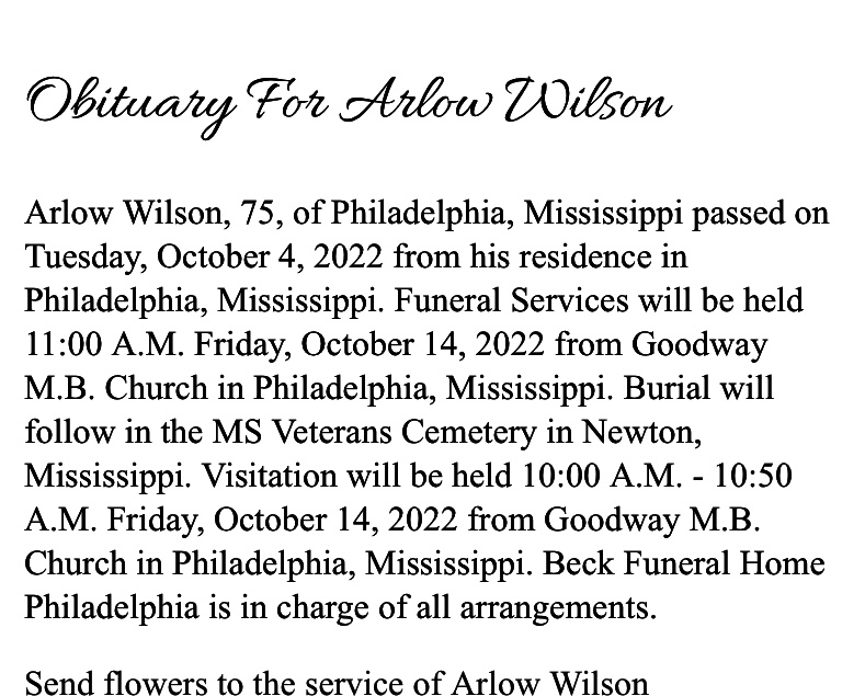 Jack Johnson/Hettie Brown—Jim Johnson/Georgia Lee Jack (Hull)—Hettie Viola Johnson/Major A. Wilson Sr.-- Arlow