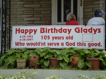 Gladys Johnson Anderson 105 June 28, 2007