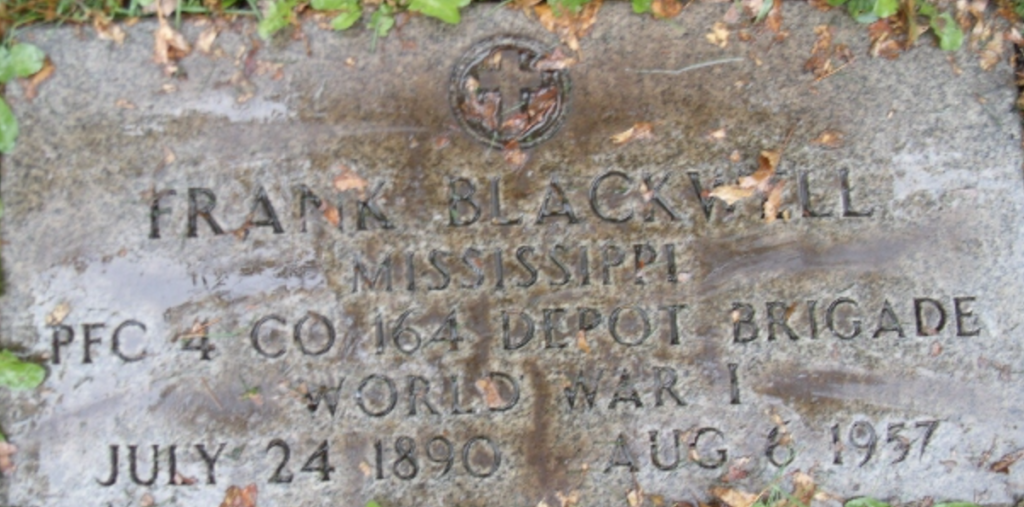 Frank Blackwell grave