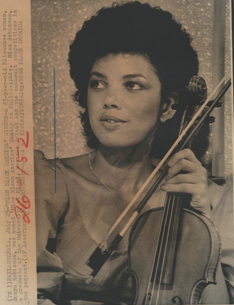 Sonya Robinson: Miss Black America 1983